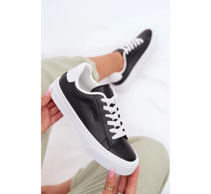 Dámské tenisky z eko kůže Big Star model 22009885 HIPOLY SYSTEM Černé - Big Star Shoes