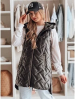 Dámská přechodná prošívaná vesta černá Dstreet model 21987067 - FashionStreet