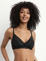 DIM DAILY DENTELLE WIREFREE SOFT CUP BRA - DIM - čierna