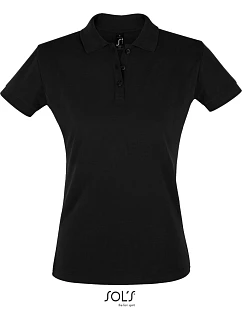 SOL'S Perfect Women Dámske piqué polo 25.1135 čierne