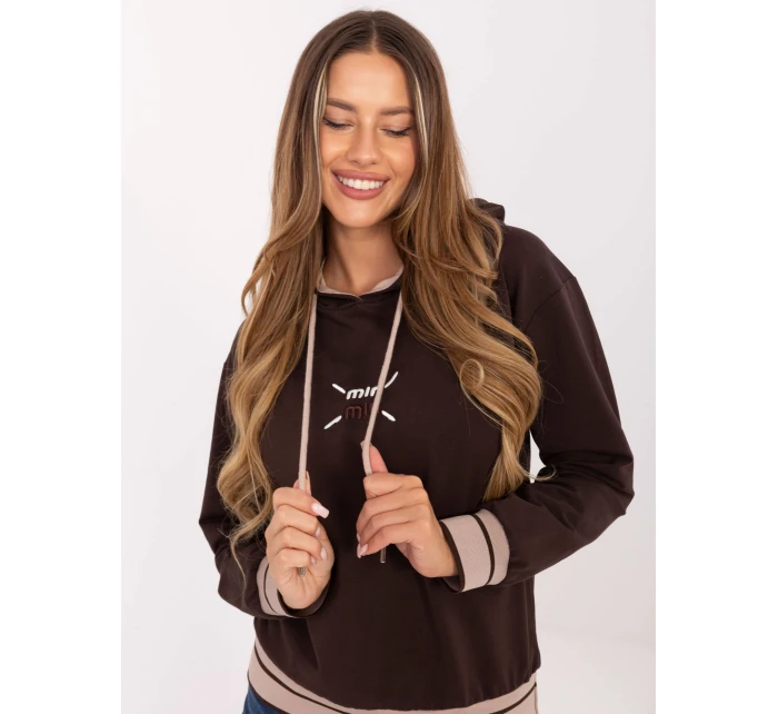 Blúzka RV BL A857.47 tmavohnedá Blúzka RV BL A857.47 tmavohnedá