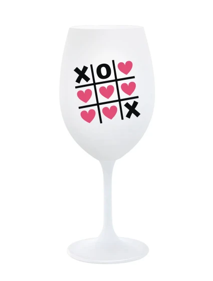 PIŠKVORKY - bílá sklenice na víno 350 ml PIŠKVORKY - bílá sklenice na víno 350 ml