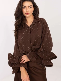 Košeľa s dlhým rukávom model 222149 Taliansko Moda