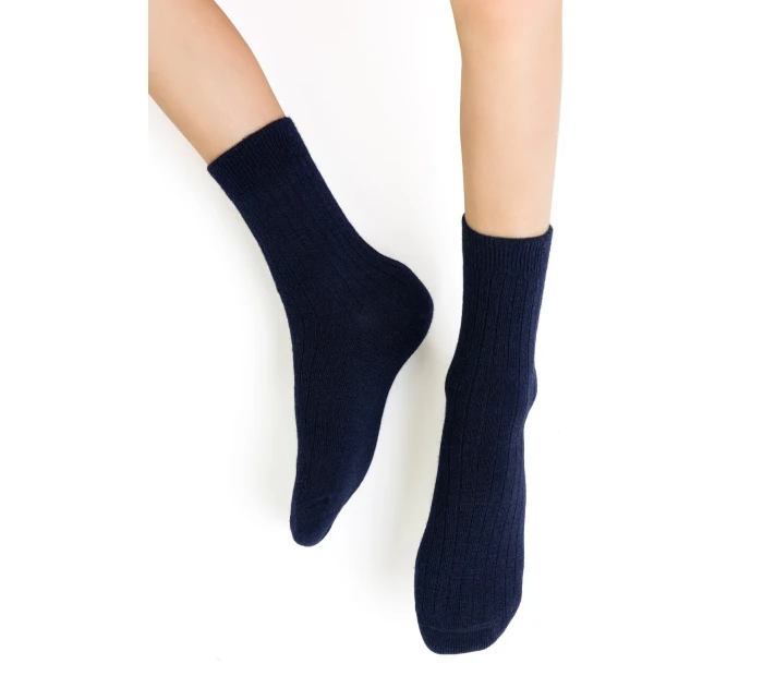 Dětské žebrované ponožky model 18873091 Merino Wool 2634 - Steven