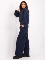 Spodnie IT SP model 21722853 granatowy - FPrice Spodnie IT SP model 21722853 granatowy - FPrice