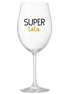 SUPER DAD - číry pohár na víno 350 ml