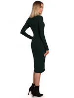 Dámské pletené šaty s rolákem model 17916013 - Moe
