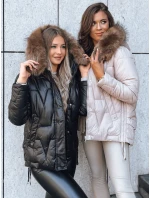 Dámska zimná bunda SNOW beige FashionStreet TY3817