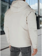 Pánská zimní bunda s kapucí světle béžová Dstreet model 21994710 - FashionStreet Pánská zimní bunda s kapucí světle béžová Dstreet model 21994710 - FashionStreet