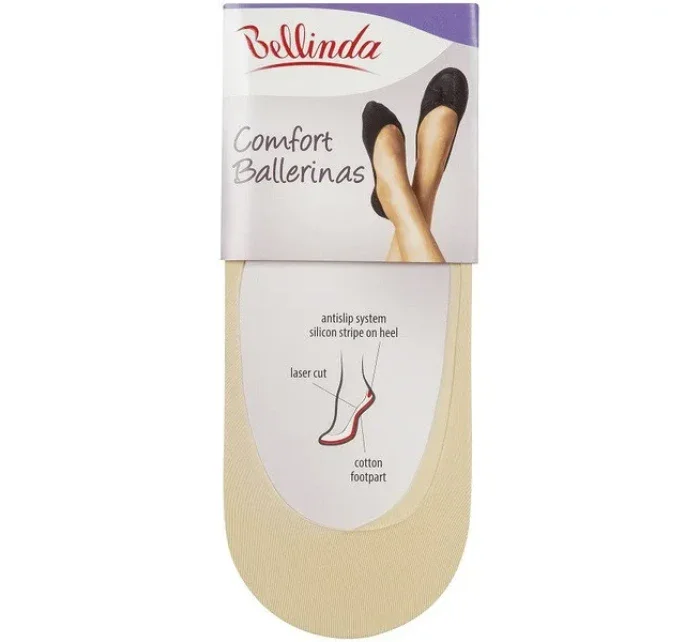 Balerínkové ponožky COMFORT ballerinas - Bellinda - telová Balerínkové ponožky COMFORT ballerinas - Bellinda - telová