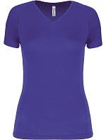 PA 477 Dámské sportovní tričko s výstřihem do V model 22513262 violet - Kariban ProAct PA 477 Dámské sportovní tričko s výstřihem do V model 22513262 violet - Kariban ProAct