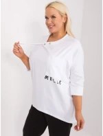 Bluzka RV BZ model 19465472 ecru - FPrice Bluzka RV BZ model 19465472 ecru - FPrice