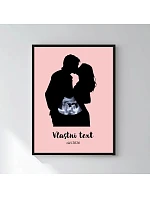 Personalizovaný magický fotorámik – štvorcový 30x40 – s párom a ultrazvukom Personalizovaný magický fotorámik – štvorcový 30x40 – s párom a ultrazvukom