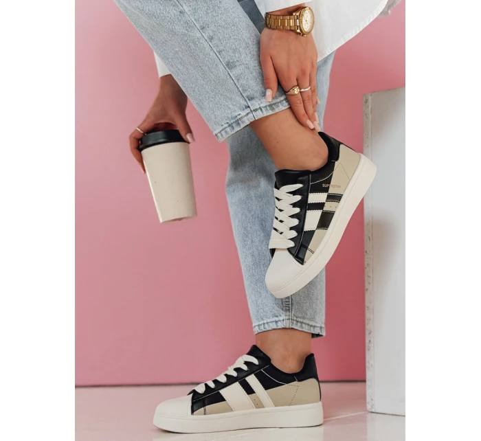 JUNOMI dámske tenisky na platforme čierne FashionStreet ZY0860