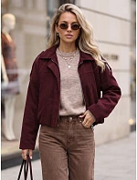 Kurtka damska bordowa model 22361906 - FashionStreet Kurtka damska bordowa model 22361906 - FashionStreet