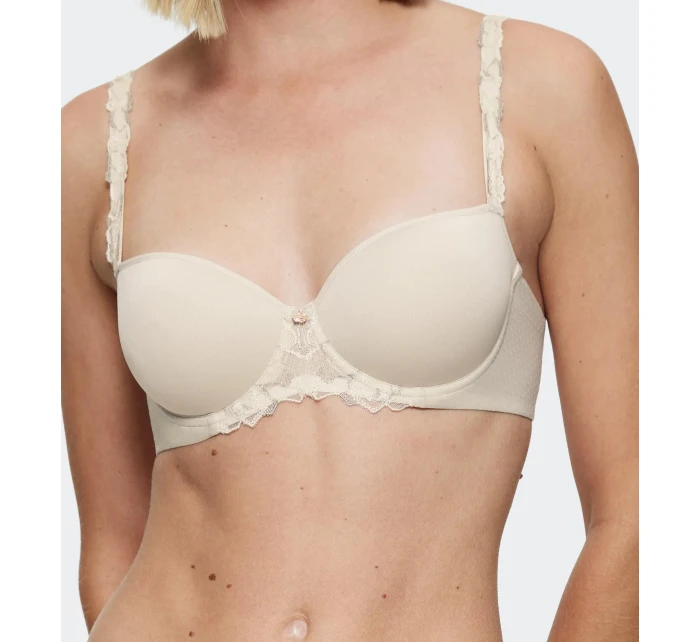 Dámska podprsenka Wild Azalea Florale WHP - BROWN - light beige 00RB - TRIUMPH