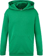 Fruit of the Loom Classic Kids Hooded Sweat Detská mikina s kapucňou 16.2043 retro heather green Fruit of the Loom Classic Kids Hooded Sweat Detská mikina s kapucňou 16.2043 retro heather green