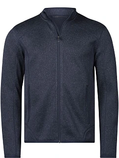TJ Pánská melanžová pletená fleecová bunda 18. navy melange model 22499148 - Tee Jays