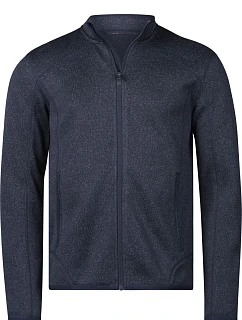 TJ Pánská melanžová pletená fleecová bunda 18. navy melange model 22499148 - Tee Jays