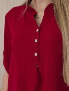 Halenka s prodlouženým zadním dílem Burgundsko