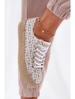 Vzorované Dámské Tenisky Na Platformě S Pletením model 21693316 - Lee Cooper