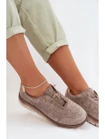 Kožené dámské tenisky s perforací Sergio Leone SP-002 šedé Kožené dámské tenisky s perforací Sergio Leone SP-002 šedé