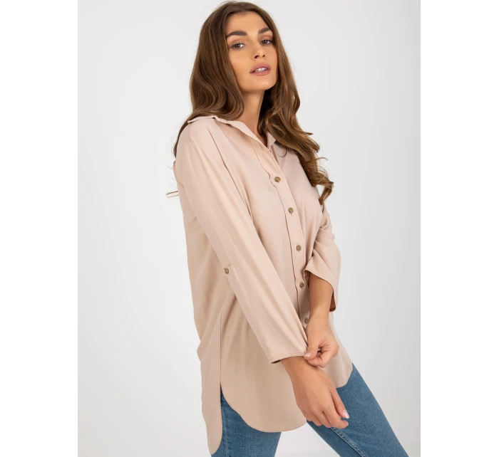 Košeľa LK KS 509317.84P béžová Košeľa LK KS 509317.84P béžová