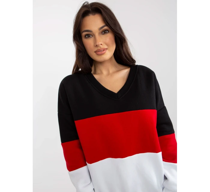 Mikina RV BL 8377.89 čierna a červená Mikina RV BL 8377.89 čierna a červená