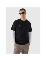 Oversize hladké unisex tričko model 21907646 - 4F