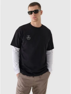 Oversize hladké unisex tričko model 21907646 - 4F