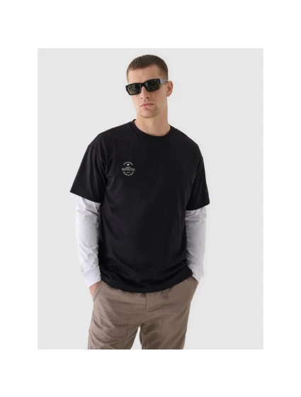 Oversize hladké unisex tričko model 21907646 - 4F