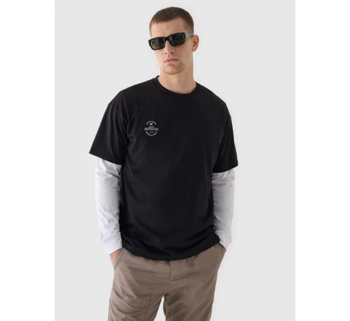 Oversize hladké unisex tričko model 21907646 - 4F