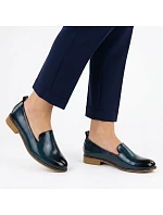 Dámske lakované topánky lords navy blue Potocki 19337