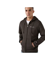 Bluza męska Champion Hooded Full Zip Sweatshirt brązowy 221794 GS509 pánské