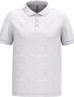 K 254 Pánské piqué polo model 22421977 ash heather - Kariban