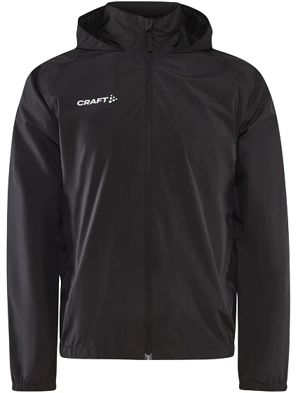 Craft Teamwear Evolve Rain Jacket M – ľahká pánska bunda do dažďa 82.3819 čierna Craft Teamwear Evolve Rain Jacket M – ľahká pánska bunda do dažďa 82.3819 čierna
