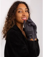 Rękawiczki AT RK model 19381515 ciemny szary - FPrice Rękawiczki AT RK model 19381515 ciemny szary - FPrice