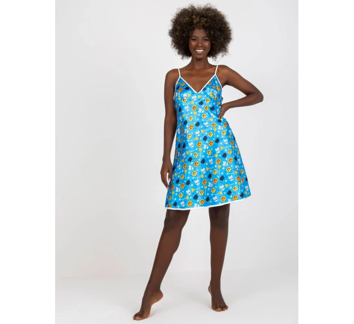 Noční košile BR modrá model 17404546 - FPrice Noční košile BR modrá model 17404546 - FPrice