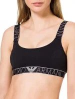 Bralette športová podprsenka 163651 1P227 00135 tmavo modrá - Emporio Armani