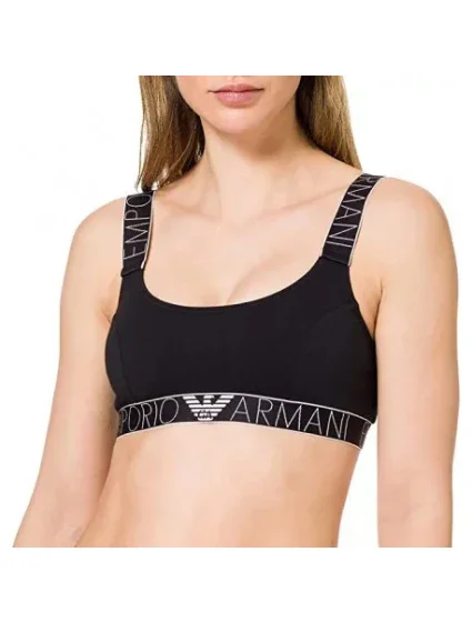 Bralette sportovní podprsenka  tmavě modrá  model 15340106 - Emporio Armani