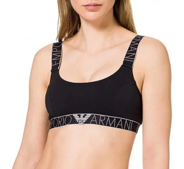 Bralette sportovní podprsenka  tmavě modrá  model 15340106 - Emporio Armani