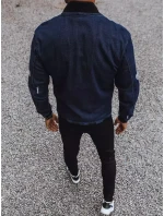 Pánska čierna bunda FashionStreet TX4108