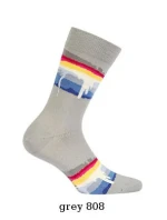 Pánske ponožky Wola Perfect Man vzorované W 94N03 Casual