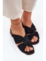 Dámské sandály na klínku model 21699753 černé - Maciejka