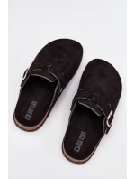 Dámské Pantofle Na Korkové Platformě Stříbrná Big Star Černé model 21705667 - Big Star Shoes