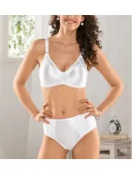 Dámska podprsenka bez kostíc 5063 biela - Naturana Dámska podprsenka bez kostíc 5063 biela - Naturana