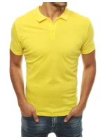 Pánské žluté polo tričko Dstreet model 21962550 - FashionStreet Pánské žluté polo tričko Dstreet model 21962550 - FashionStreet