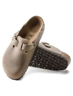 Birkenstock dámske/pánske žabky Boston Tabacco Brown oil leather regular wide (0960811)