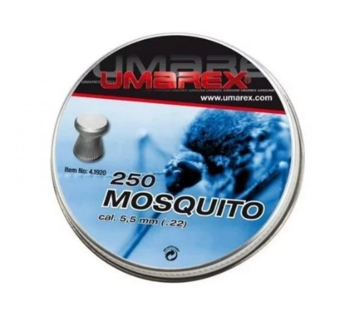 5,5 mm UMAREX Mosquito flat shot 250ks (4.1920.1)