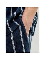 Jack&Jones pánske pruhované šortky JPSTJAIDEN COBA STRIPE JOG SHORTS REG SN SN 12274413 SKY CAPTAIN/STRIPES